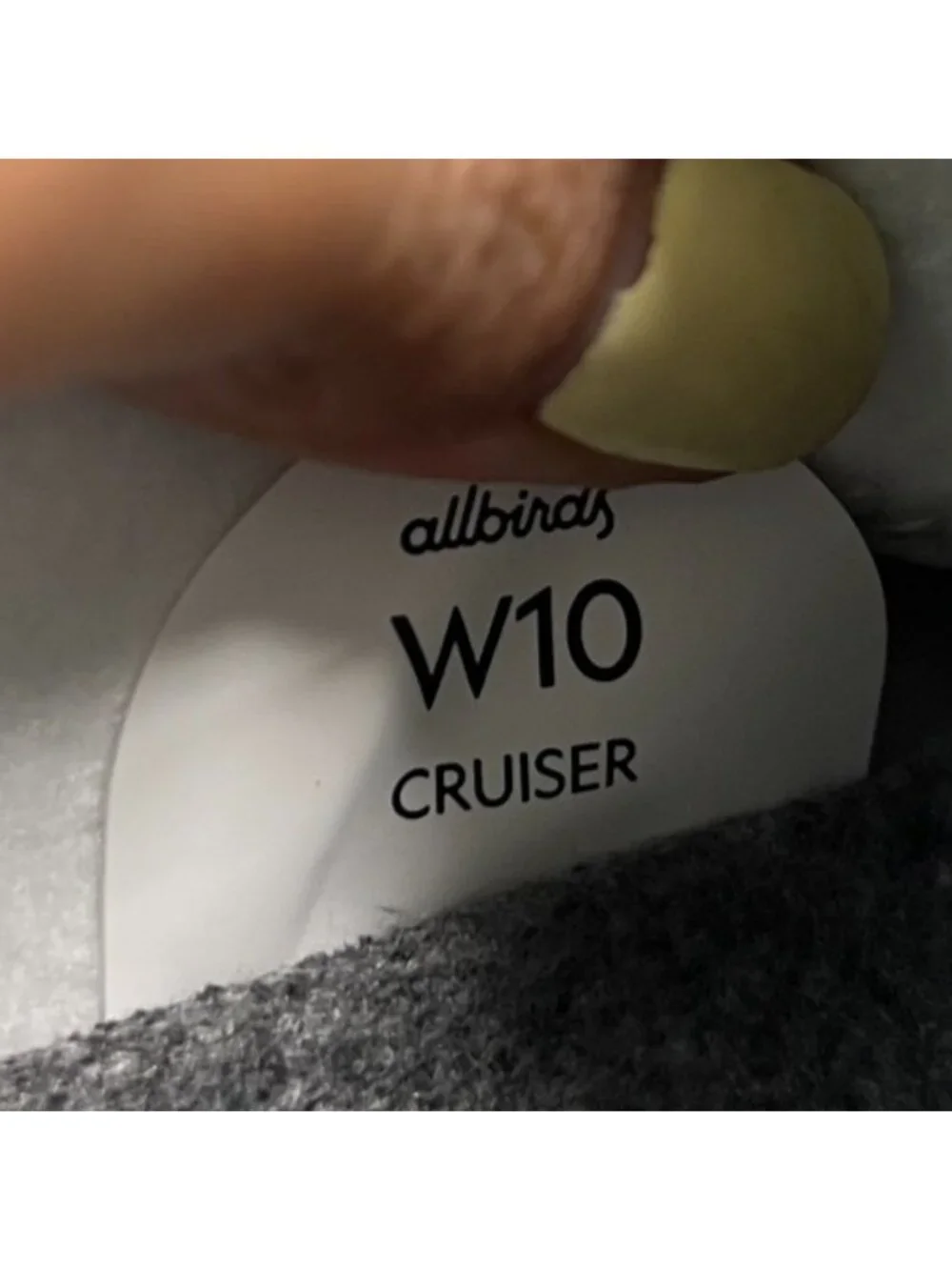 Allbirds Cruiser Womens Size 10 White Athletic Running Walking Shoes Sneakers